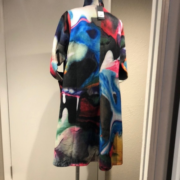 Radzoli Multicolor Abstract Jacket - Picture 7 of 12